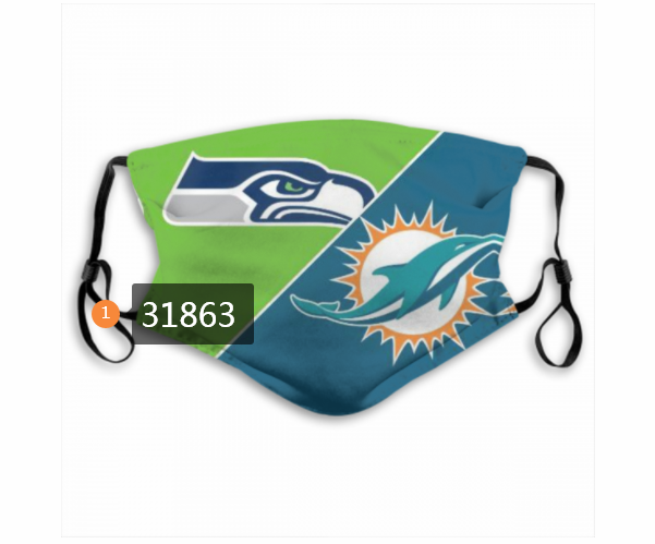 NFL Miami Dolphins 892020 Dust mask with filter